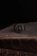 Premium Turkish Artisan Lion Spirit Ring