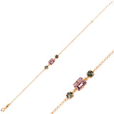 Elegant Three Stone Bracelet - Sparkling Trio Design