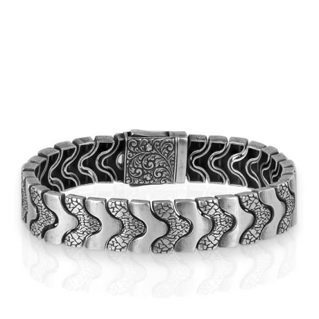 Sterling Silver Bracelet - Polished & Versatile Everyday Design