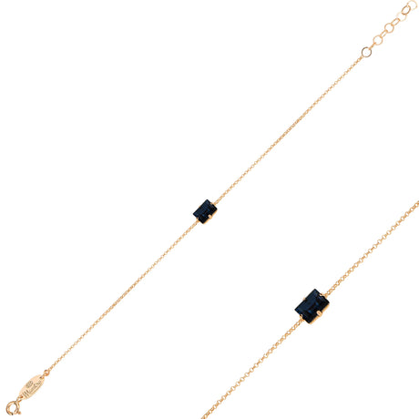 Delicate Solitaire Bracelet - Timeless Sparkle
