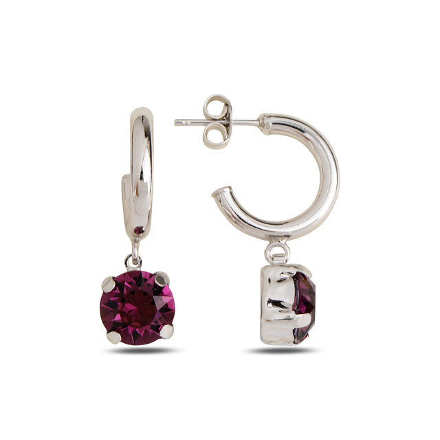 Precisely Cut Minimalist Hoop Earrings - Everyday Shine