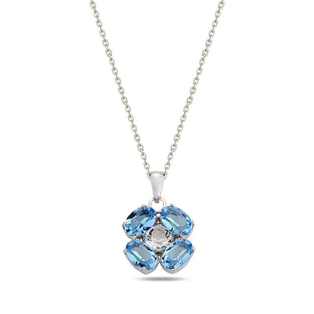 Bold Geometric Oval Pendant Necklace - Rounded Elegance