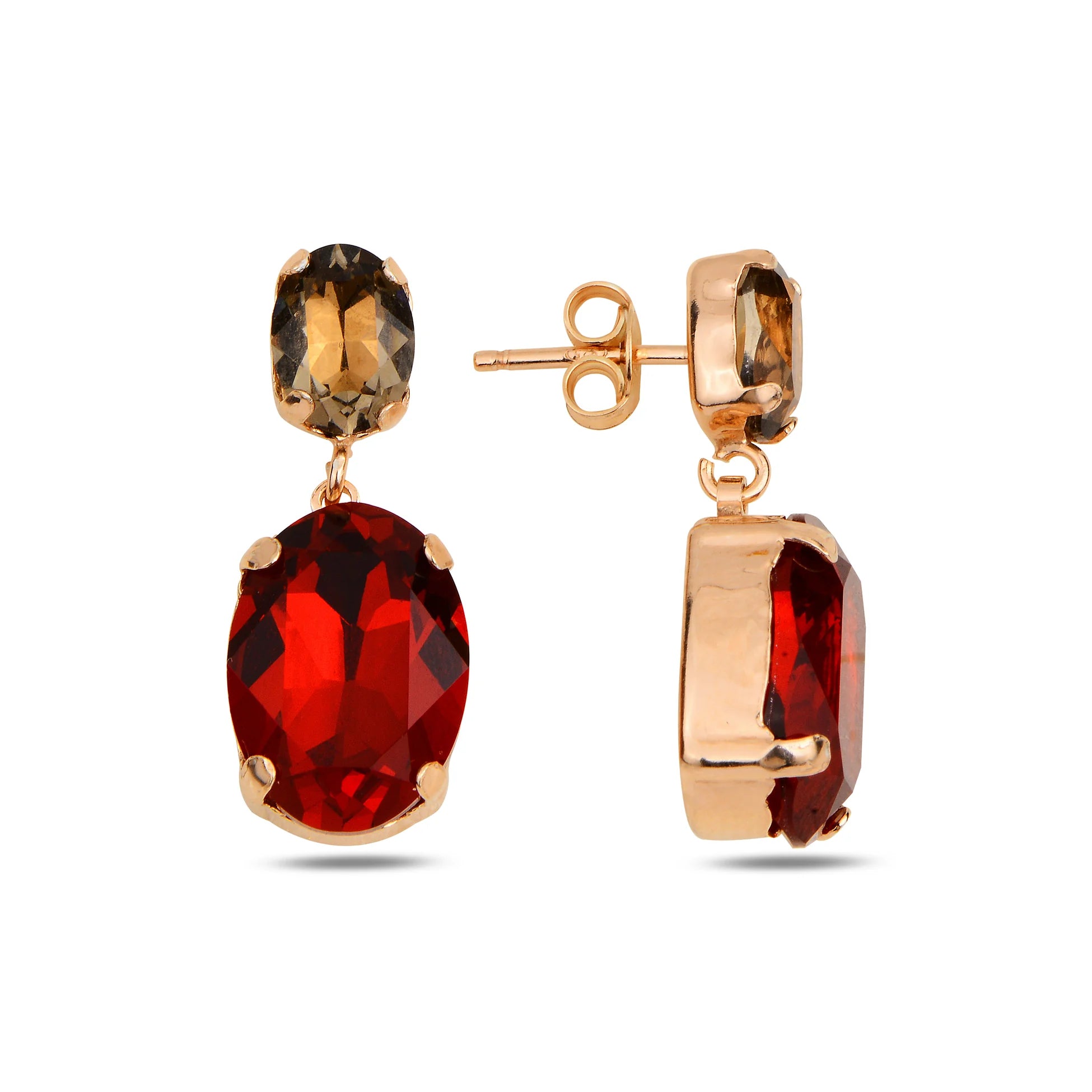 Refined Double Drop Earrings - Everyday Sophistication