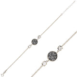 Modern Solitaire Bracelet - Mondo Collection Circular Style