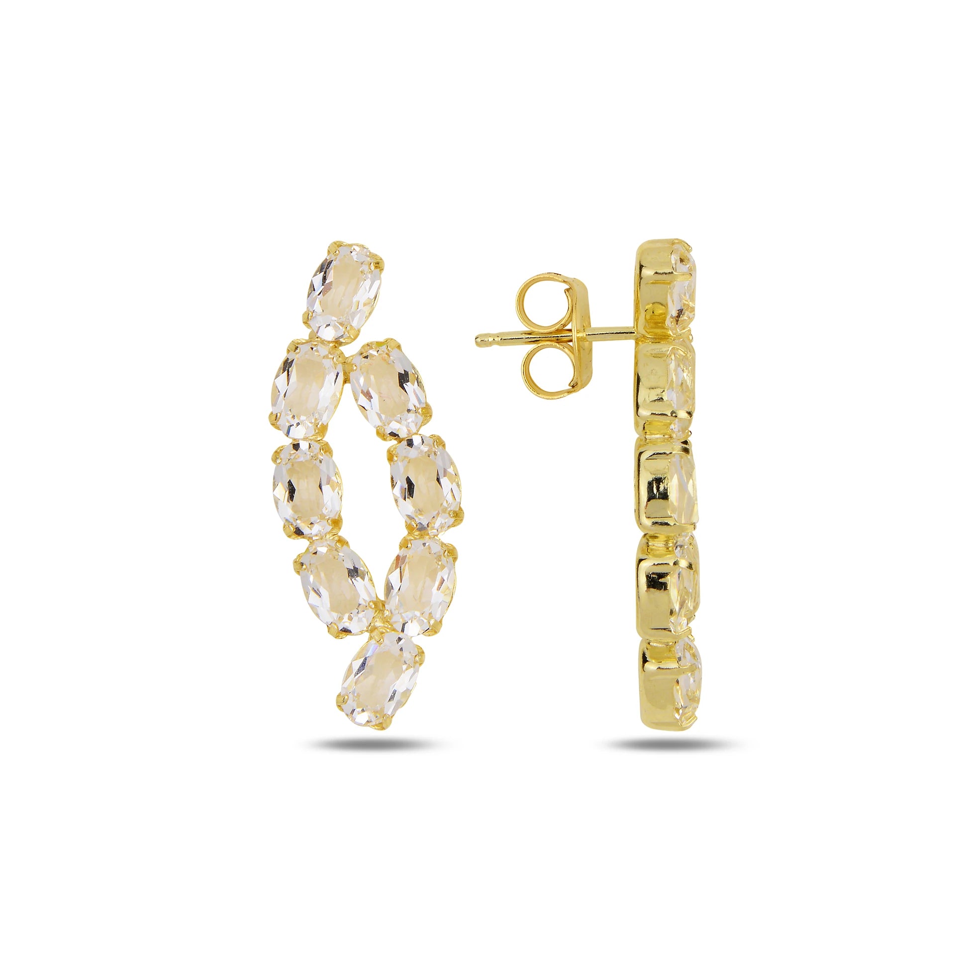 Elegant Earrings - Salacia Ocean-Inspired Fluid Design
