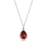 Náhrdelník Sterling Silver Cura Mini – topaz a modré krystaly Swarovski