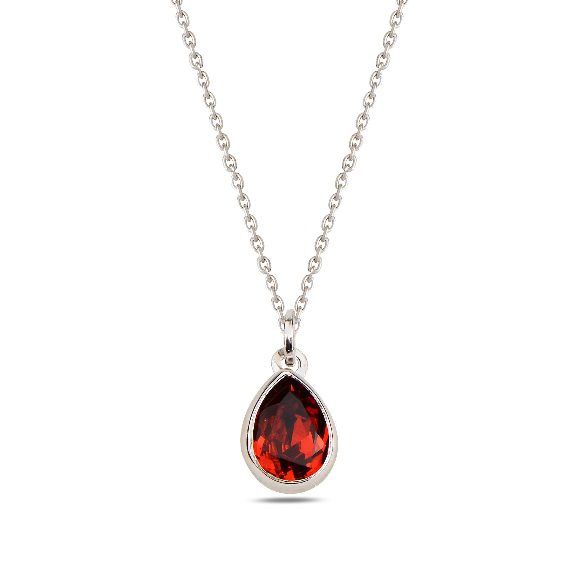 Náhrdelník Sterling Silver Cura Mini – topaz a modré krystaly Swarovski