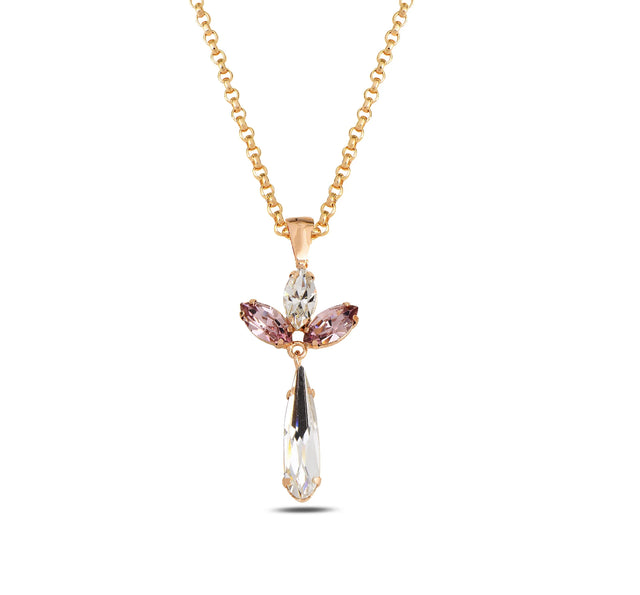 Exquisite Floral Pendant Necklace - Inspired by Flora, Goddess of Spring