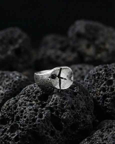 Premium Black Signet Ring
