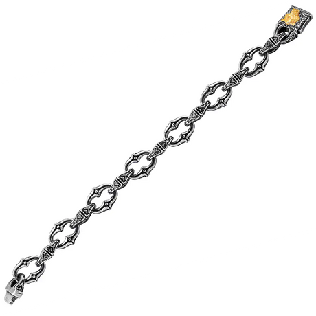 18K Gold Plated Silver Armitage Bracelet - Timeless Link Design