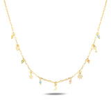 Sterling Silver Motif Necklace - Delicate Ceres Inspired Design