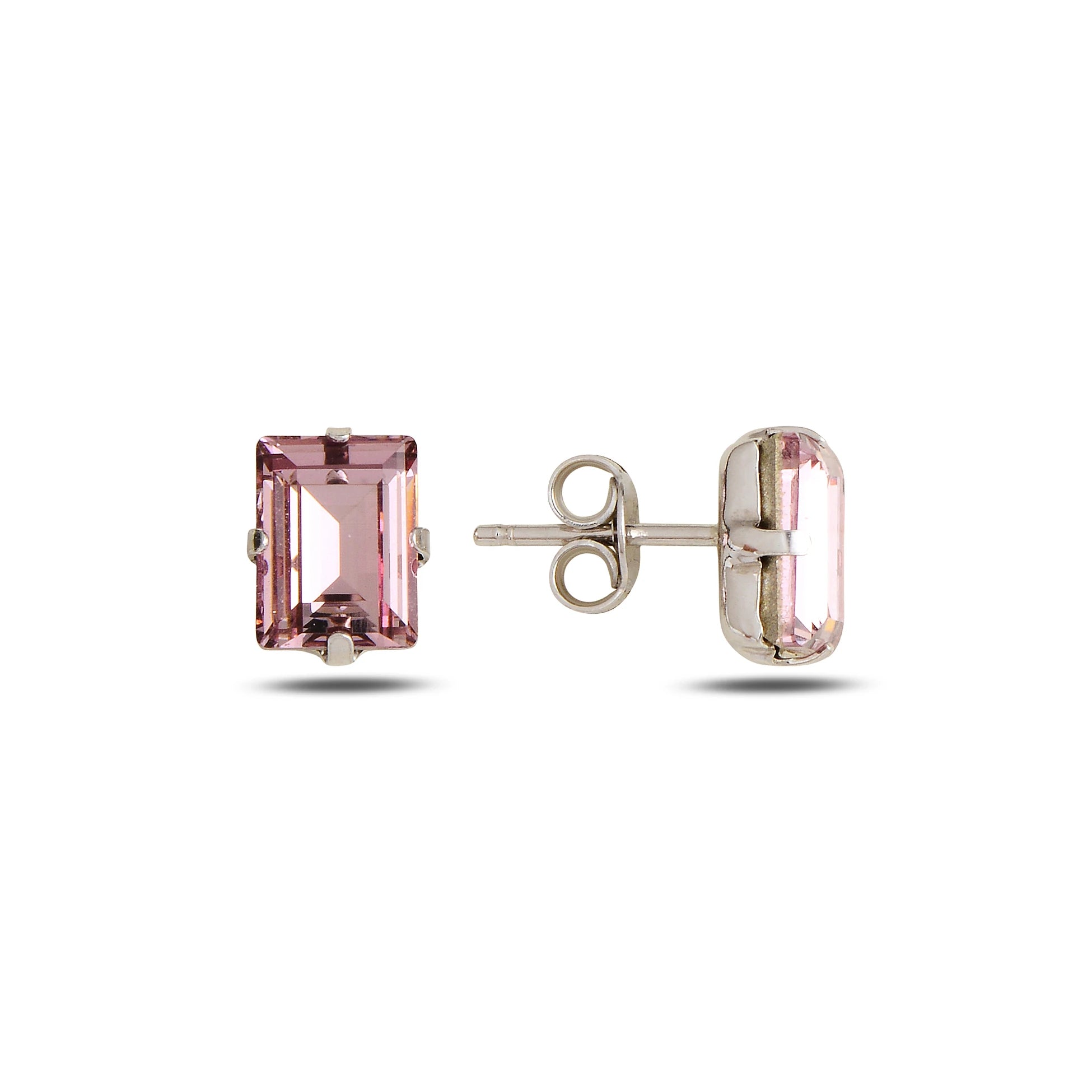 Pendientes Elegantes de Baguette - Diseño Minimalista con Brillo Luminoso