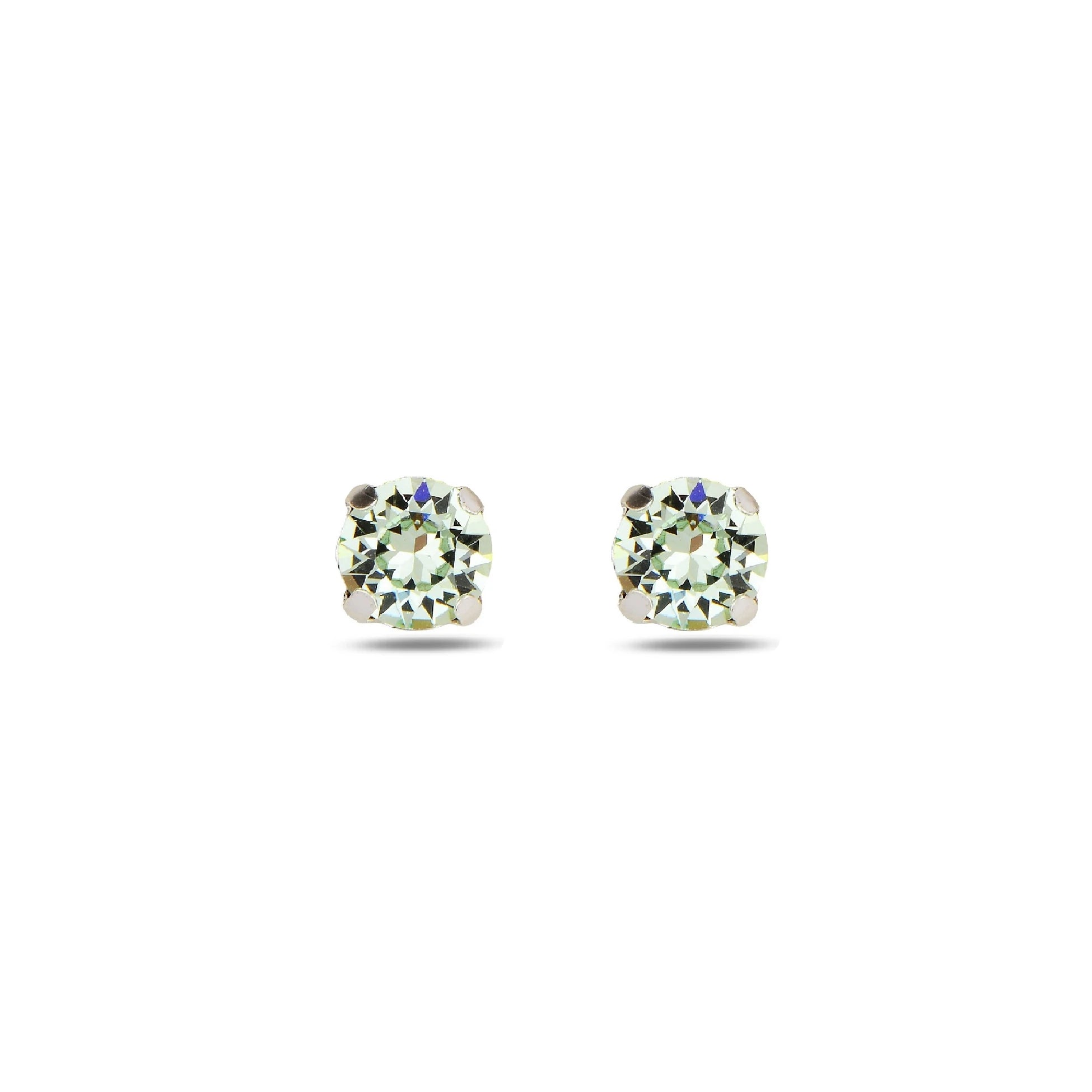 Brilliant Solitaire Stud Earrings - Everyday Elegance