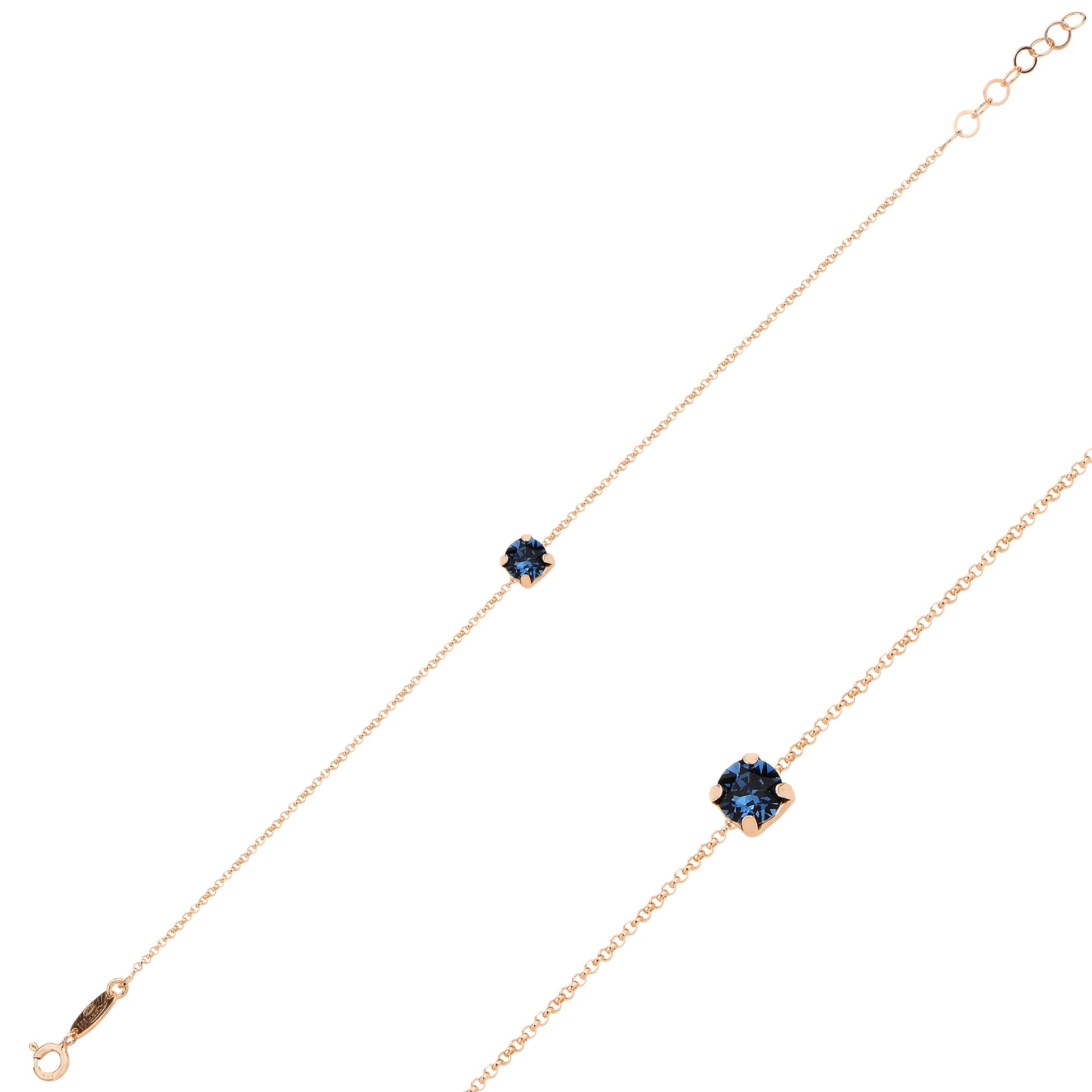 Clear Stone Solitaire Bracelet - Feminine Everyday Elegance