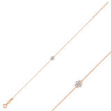 Sterling Silver Daisy Bracelet - Delicate Floral Charm
