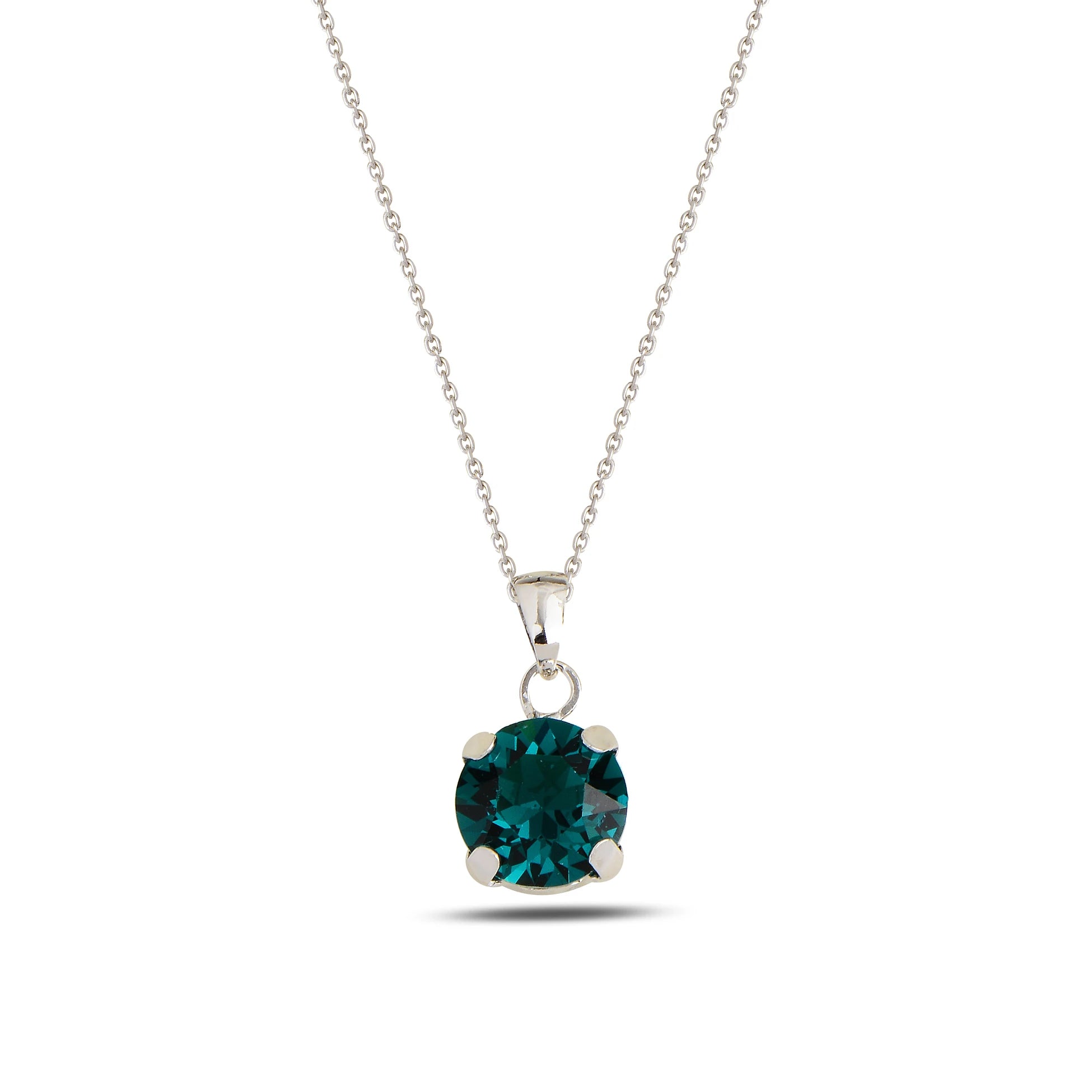 Brilliant Stone Pendant Necklace - Minimalist Everyday Sparkle