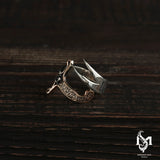 Sterling Silver Men's Ring - Zulfikar Sword Design