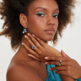 Sparkling Drop Earrings - Minimalist Design for Everyday Elegance