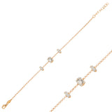 Sparkling Baguette Stone Bracelet - Refined Elegance