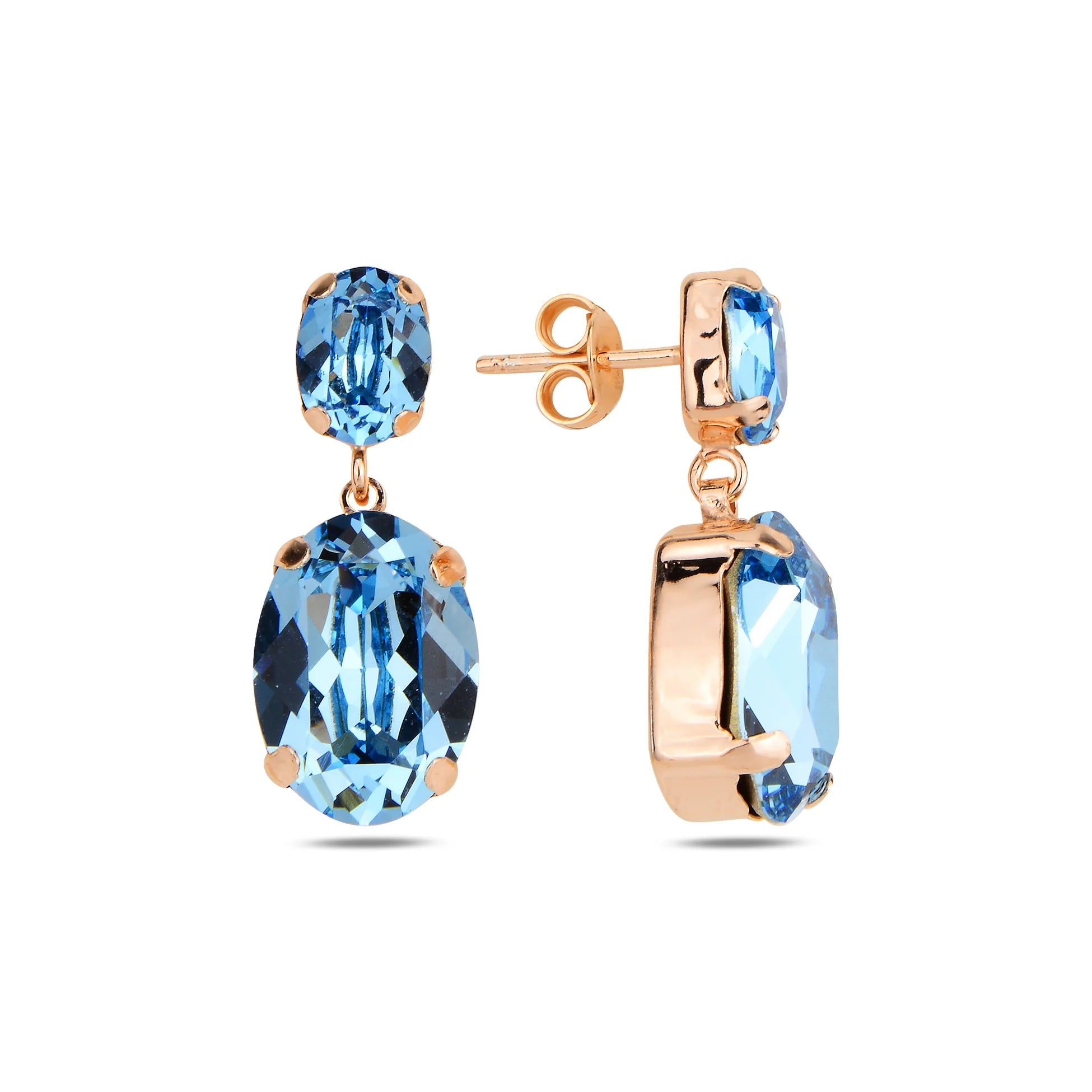 Refined Double Drop Earrings - Everyday Sophistication
