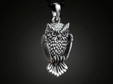Elegant Owl Pendant Necklace