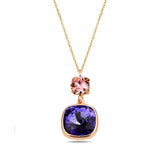 Collier pendentif fleur d'iris délicate - Féminin et chic