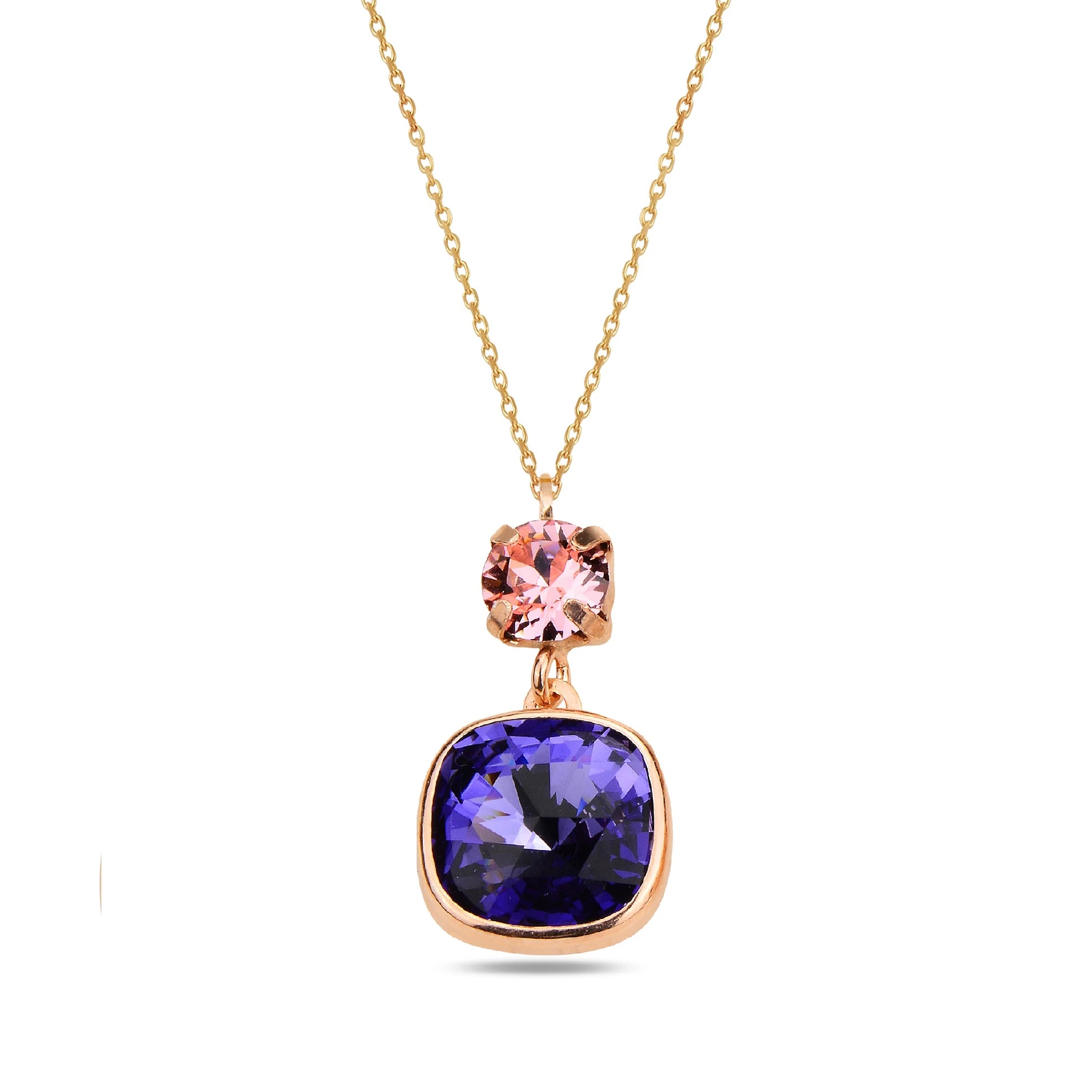 Collier pendentif fleur d'iris délicate - Féminin et chic