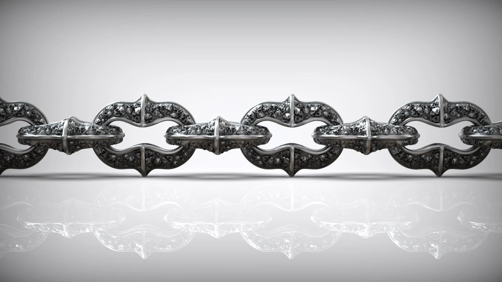 Elegant Interlocking Chain Bracelet