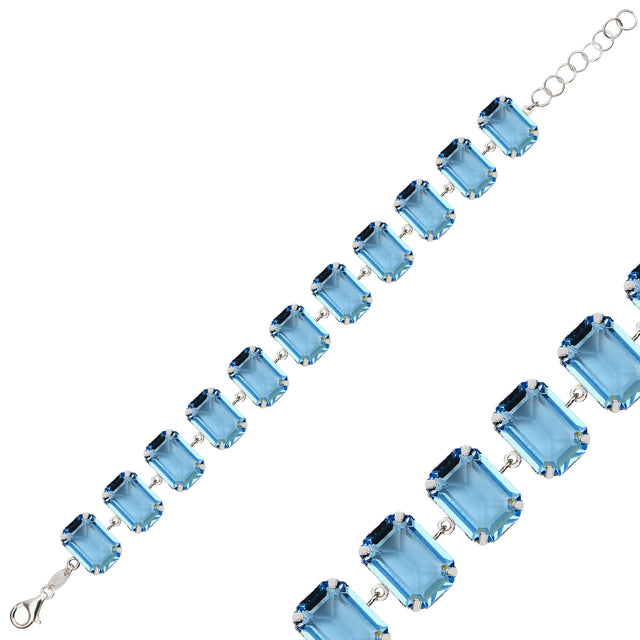 Sterling Silver Link Bracelet - Roman Heritage Design