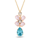 Radiant Chandelier Pendant Necklace - Voluminous Statement Piece