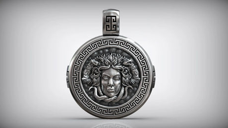 Professional Artisanal Medusa Pendant Necklace