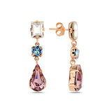 Minimalist Italian Drop Dangle Earrings - Effortless Chic Style