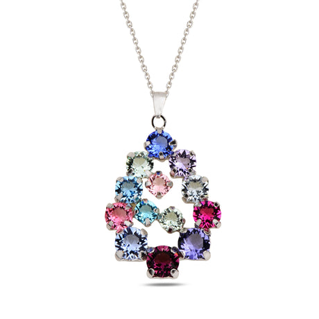 Sterling Silver Chandelier Necklace - Salacia Ocean Spirit Design