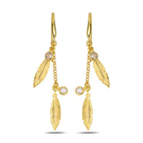Exquisite Feather Drop Earrings - Spirit Talisman for Everyday Elegance