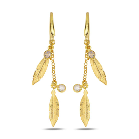 Exquisite Feather Drop Earrings - Spirit Talisman for Everyday Elegance