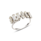 Elegant Baguette Ring - Minimalist Design for Everyday Sparkle