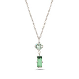 Double Dangling Pendant Necklace - Elegant & Versatile