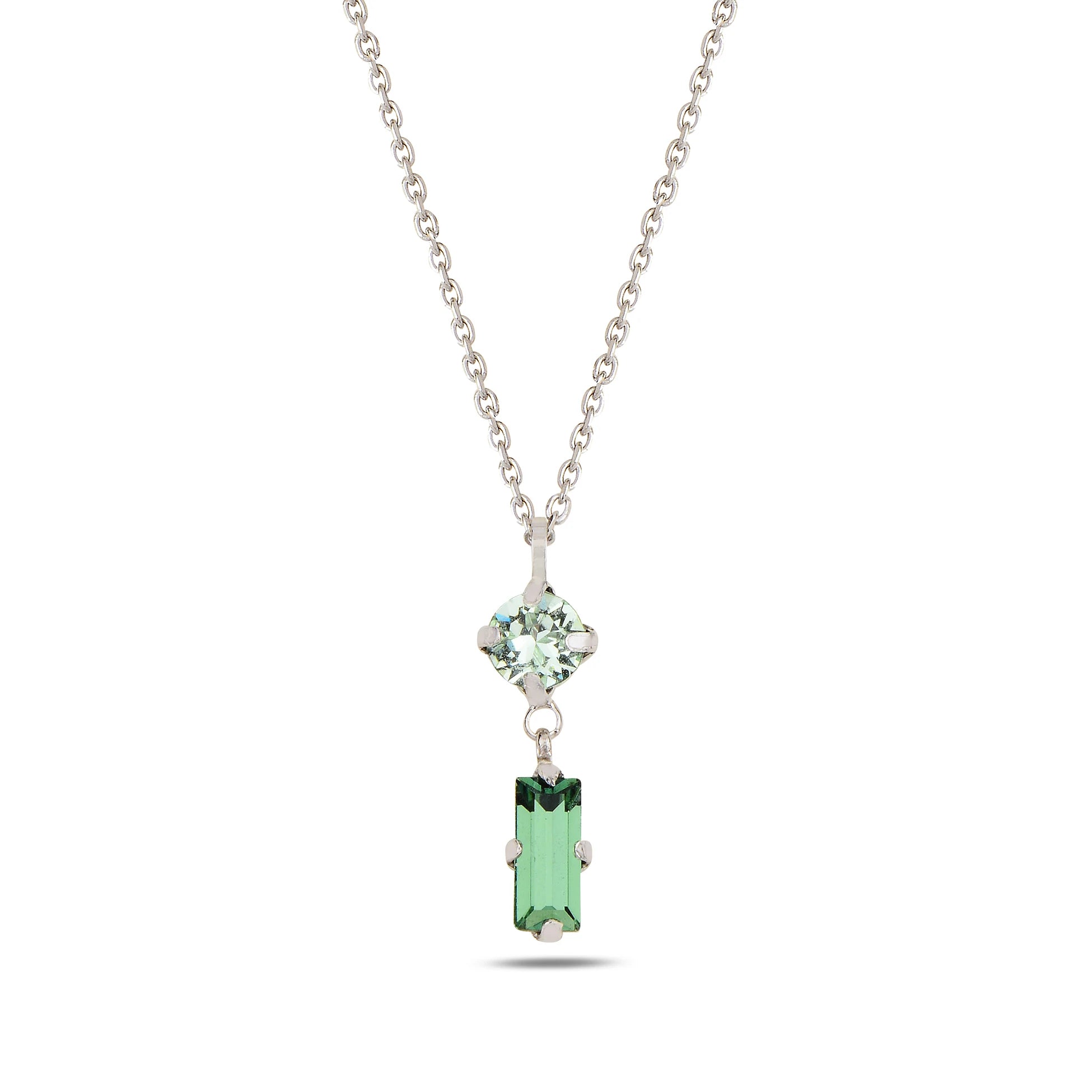 Double Dangling Pendant Necklace - Elegant & Versatile