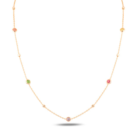 Refined Long Necklace - Delicate Ceres Mini Design for Everyday Elegance