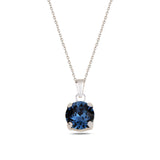Brilliant Stone Pendant Necklace - Minimalist Everyday Sparkle