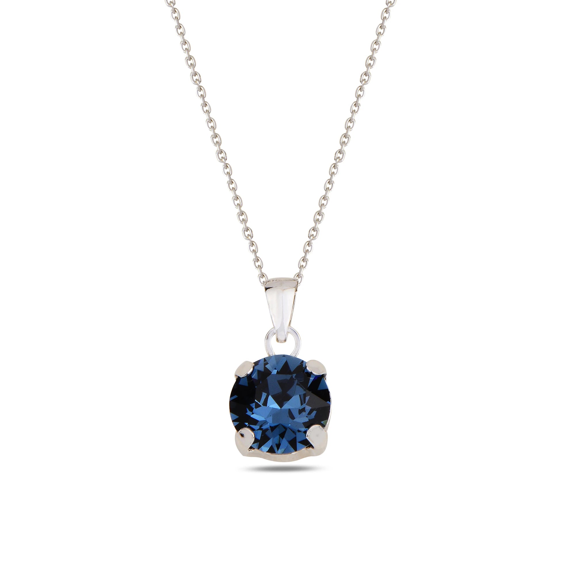 Brilliant Stone Pendant Necklace - Minimalist Everyday Sparkle