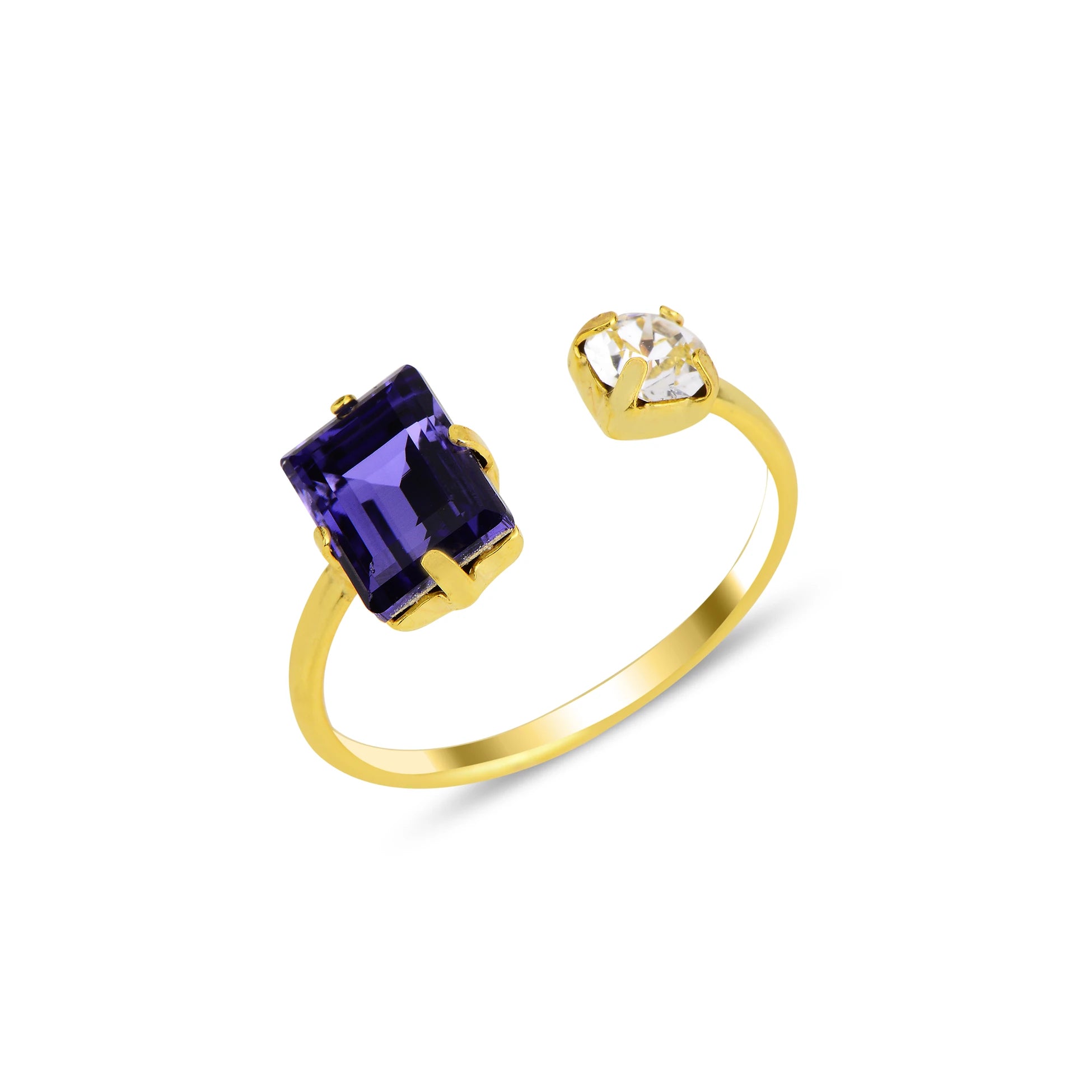 Double Band Ring - Elegant Sienna Design