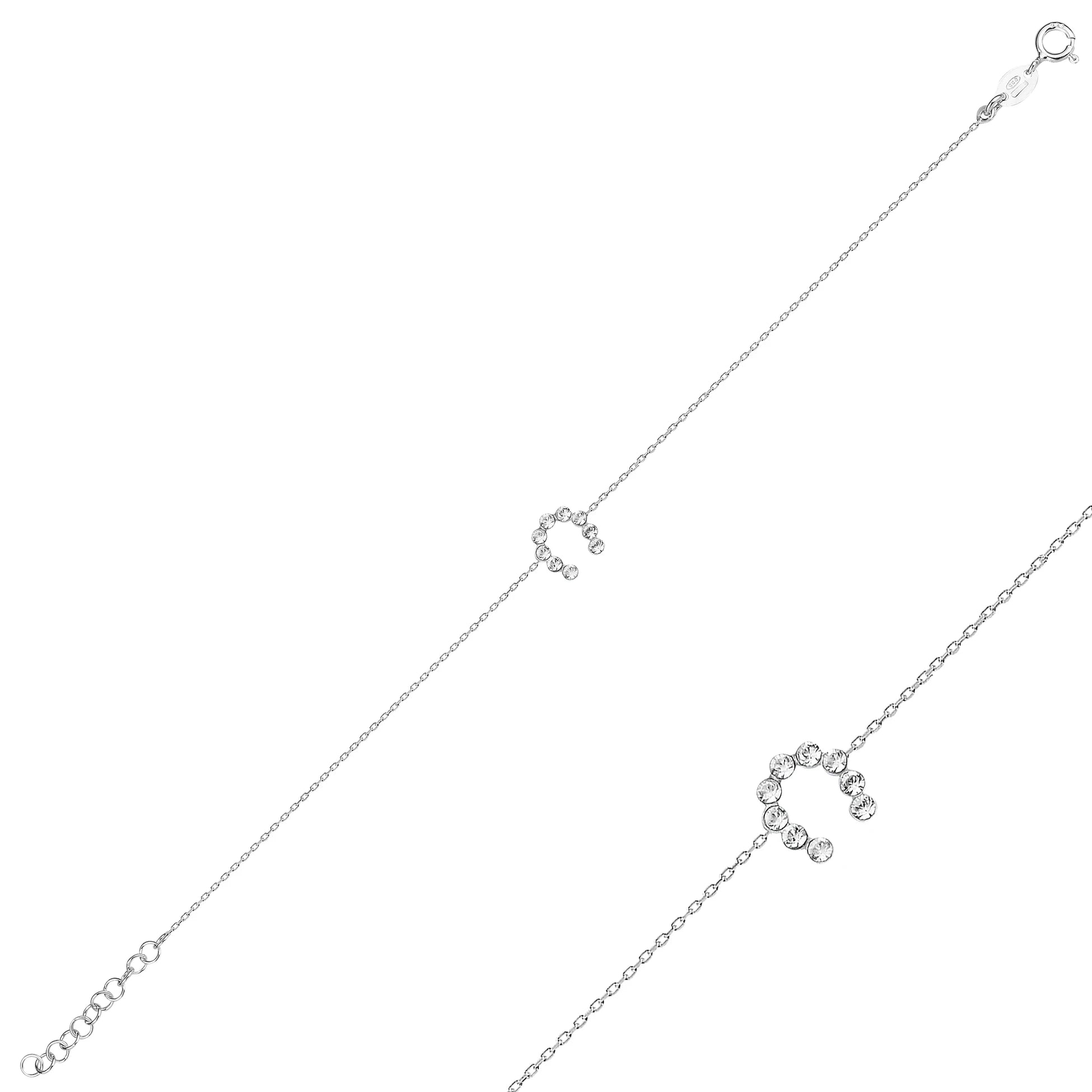 Sterling Silver Lucky Horseshoe Bracelet - Symbol of Good Fortune