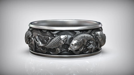 Premium Japanese Koi Fish Ring