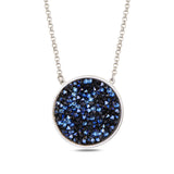 Lustrous Circular Pendant Necklace - Modern World-Inspired Design