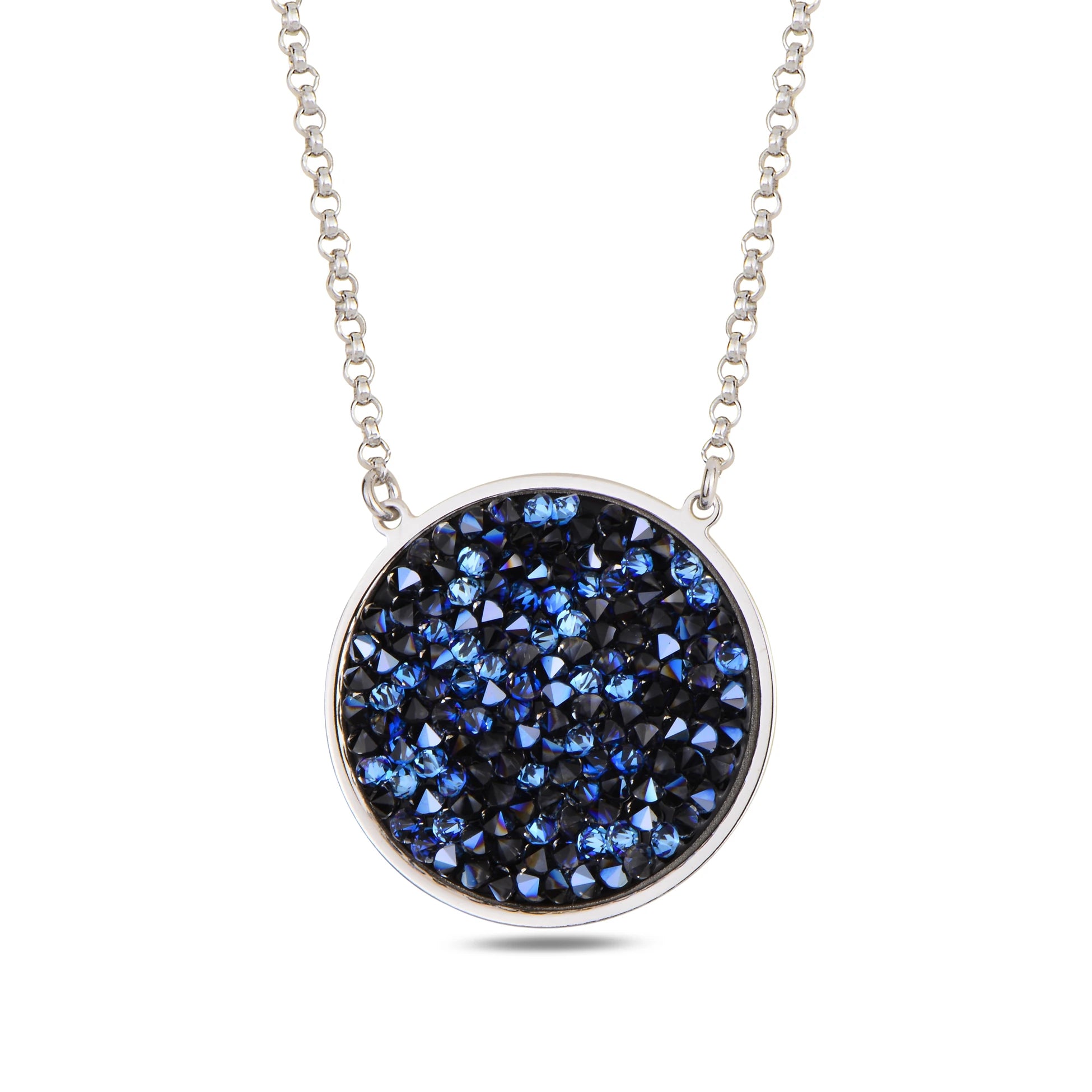 Lustrous Circular Pendant Necklace - Modern World-Inspired Design