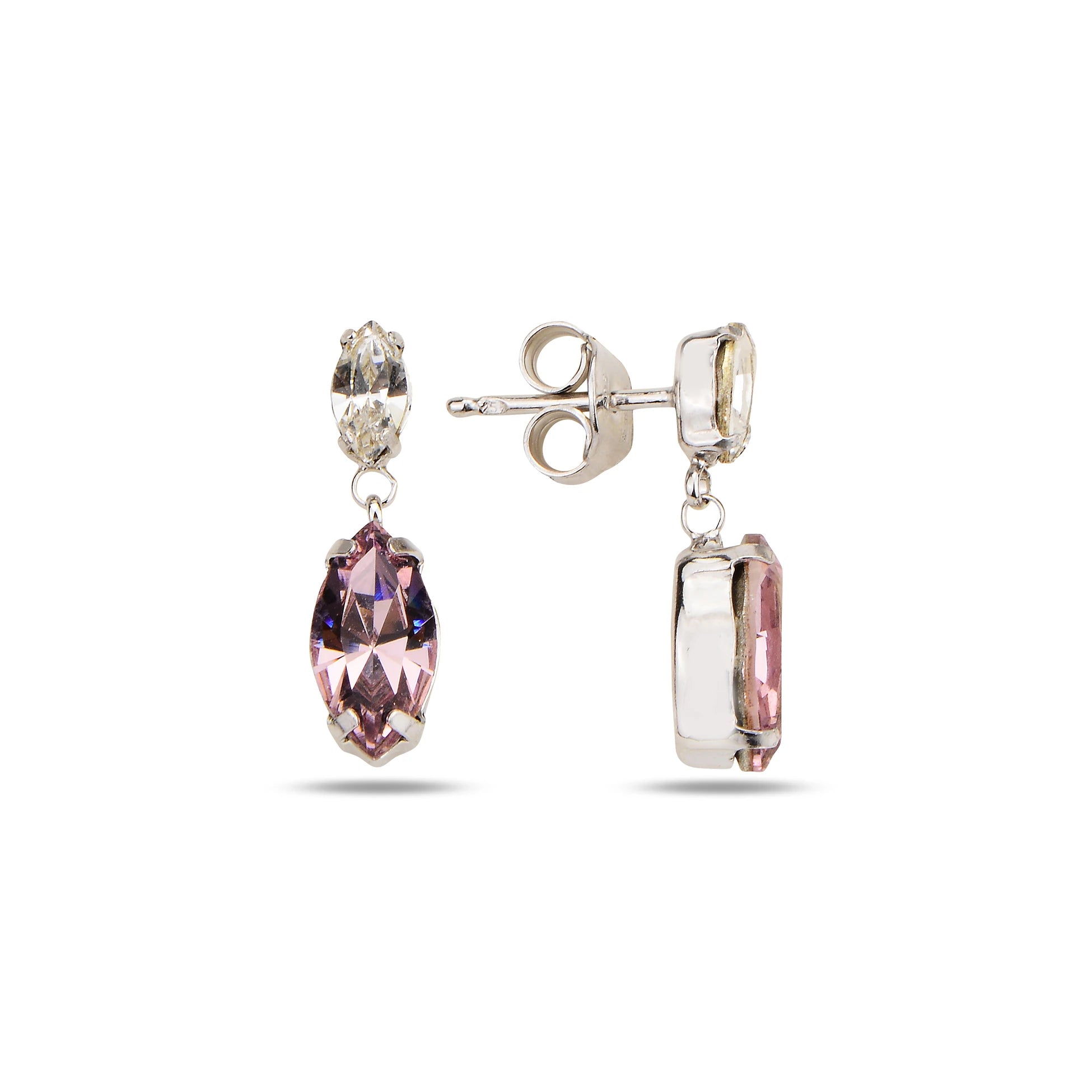 Elegant Dangling Earrings - Neptune Mini Celestial Drop Design