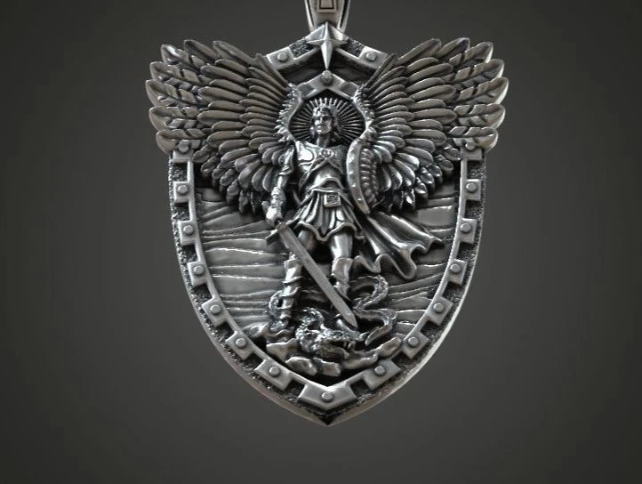 Premium Archangel Michael Pendant Necklace