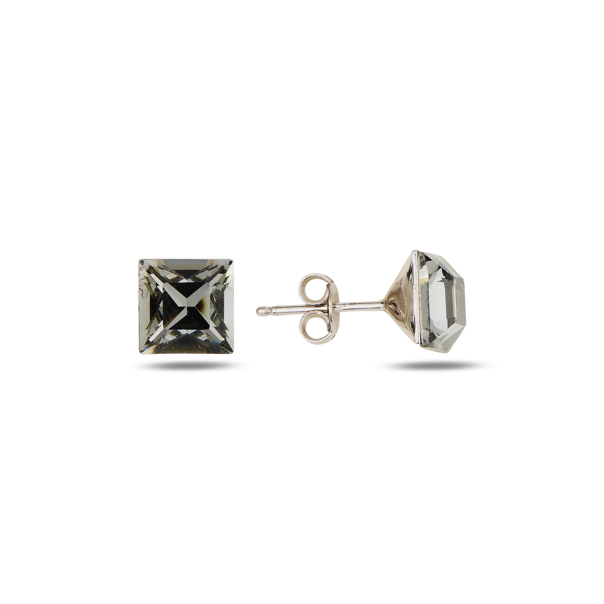 Gaia Natural Stone Threader Earrings - Multi-Cut Gemstone Design