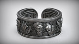 Exquisite Turkish Golden Divinity Ring Pastry